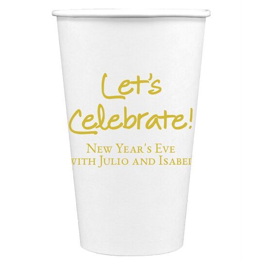 Studio Let's Celebrate Paper Coffee Cups
